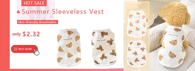 Winter Plush Dog Sweater for Small to Medium Dogs