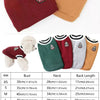 Classic V-Neck Knit Dog Sweater for Fall & Winter