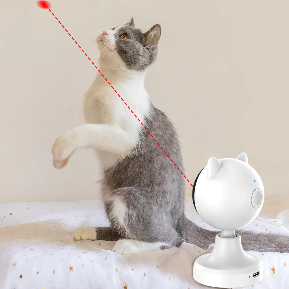 Automatic Laser Cat Toy with Motion-Activated Play
