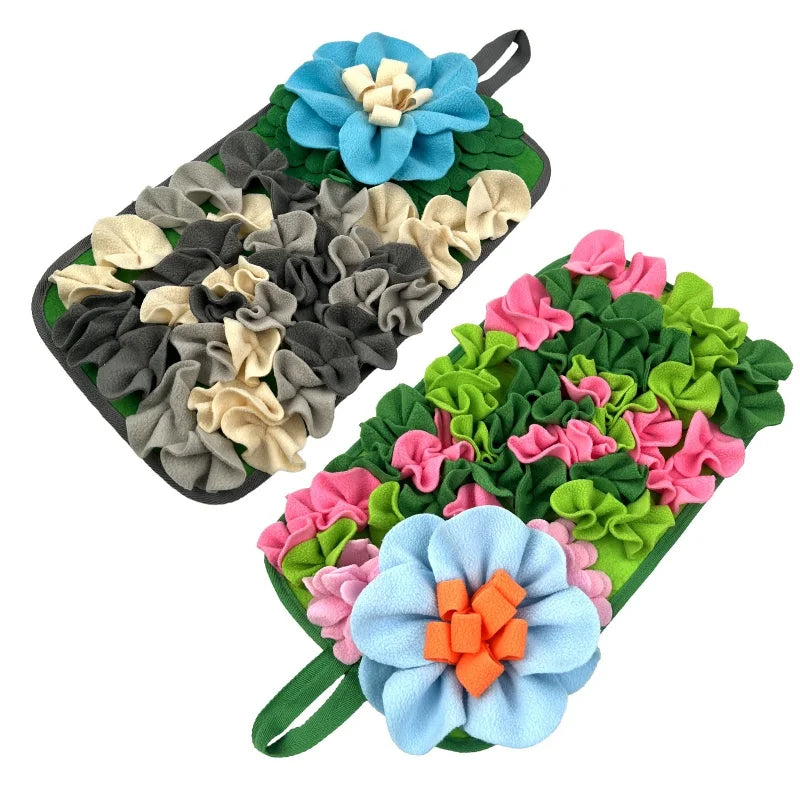 Interactive Flower Foraging Mat for Small Pets