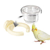 Transparent Bird Feeding Box with Detachable Hanging Design