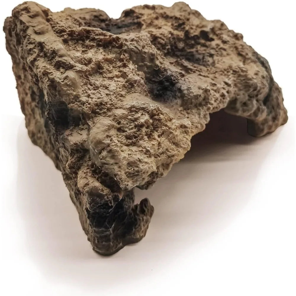 Natural Resin Rock Cave Hideout for Reptiles