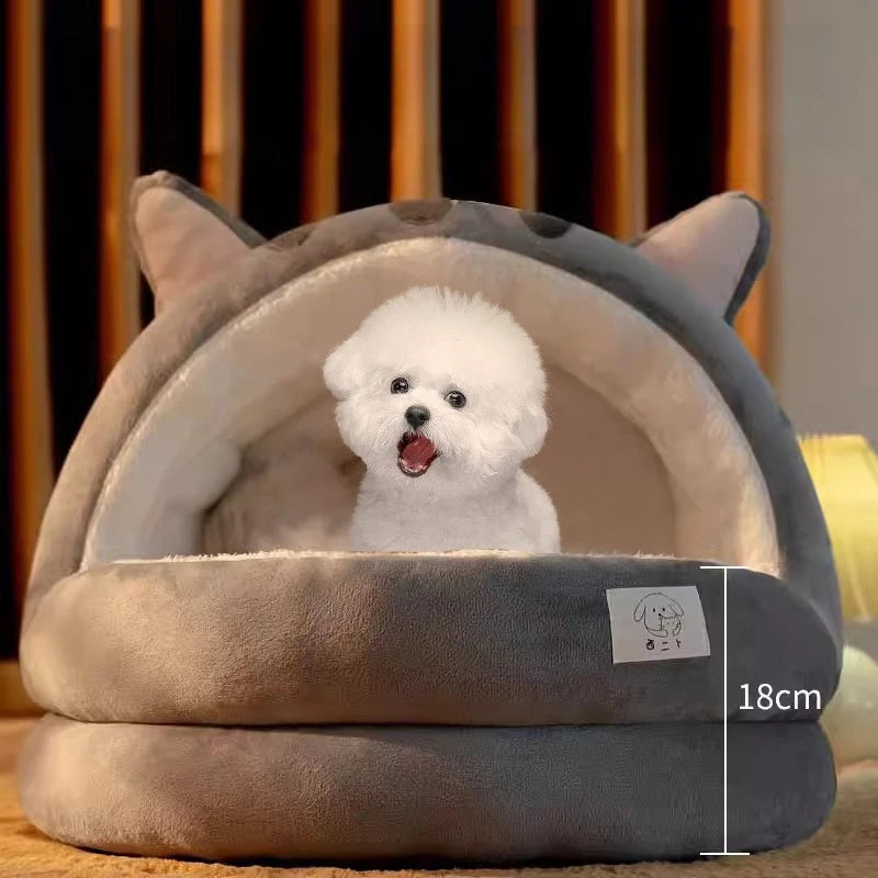 Niche Semi-Fermée pour Animaux avec Motif Panda