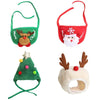 Christmas Pet Hat and Bandana Set for Cats and Small Dogs