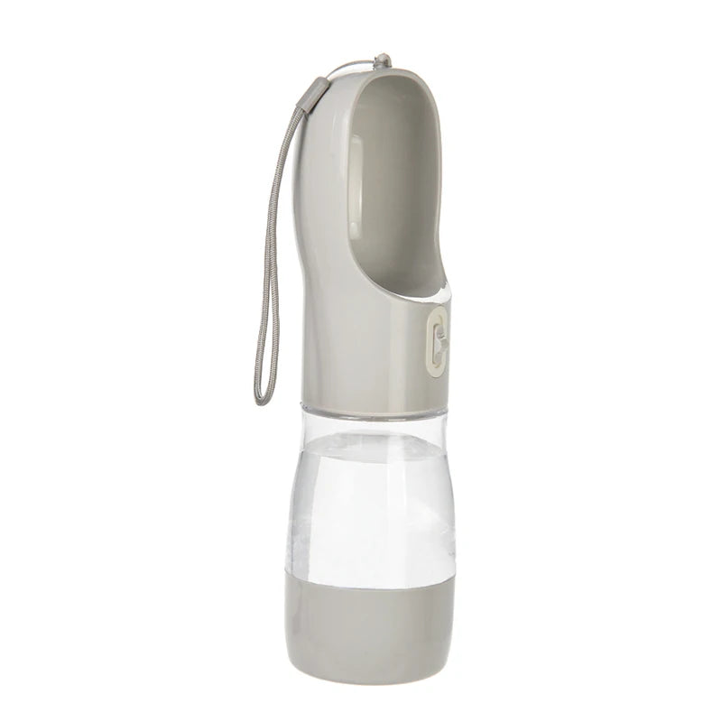 Portable 2-in-1 Dog Water Bottle and Food Dispenser