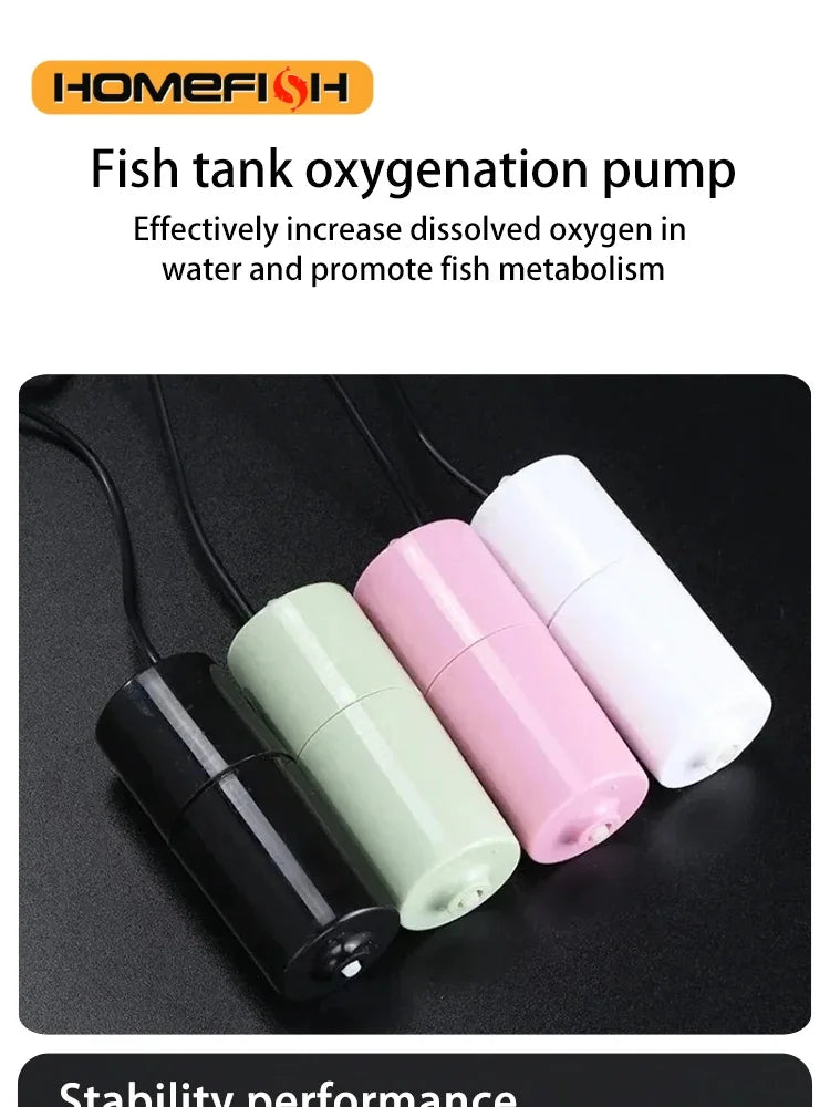 Kompakte USB-Aquarienluftpumpe