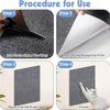 Trimmable Self-Adhesive Cat Scratching Mat for Furniture & Wall Protection