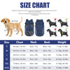 Reflective Waterproof Dog Coat with Fleece Lining and Leash Hole