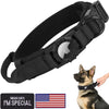 Tactical Dog Collar with AirTag Holder and Control Handle for Medium and Large Dogs