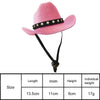 Adjustable Pet Cowboy Hat for Small Dogs and Cats