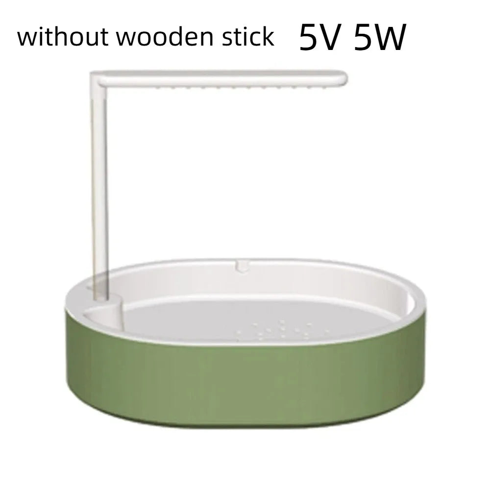 Automatic Circulating Bird Bath with Perch