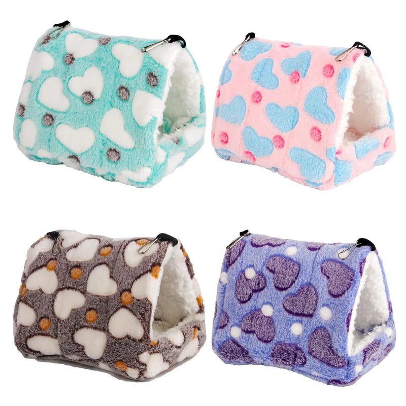 Hamac en Peluche en Forme de Cœur pour Animaux