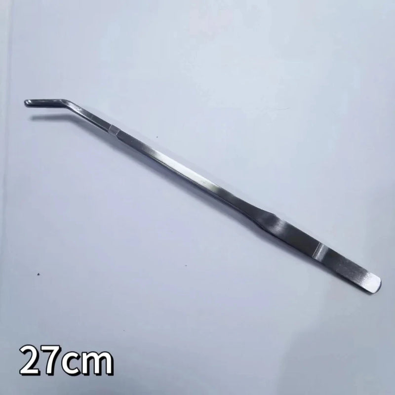 Pinzas de Acero Inoxidable para Plantas de Acuario con Codo