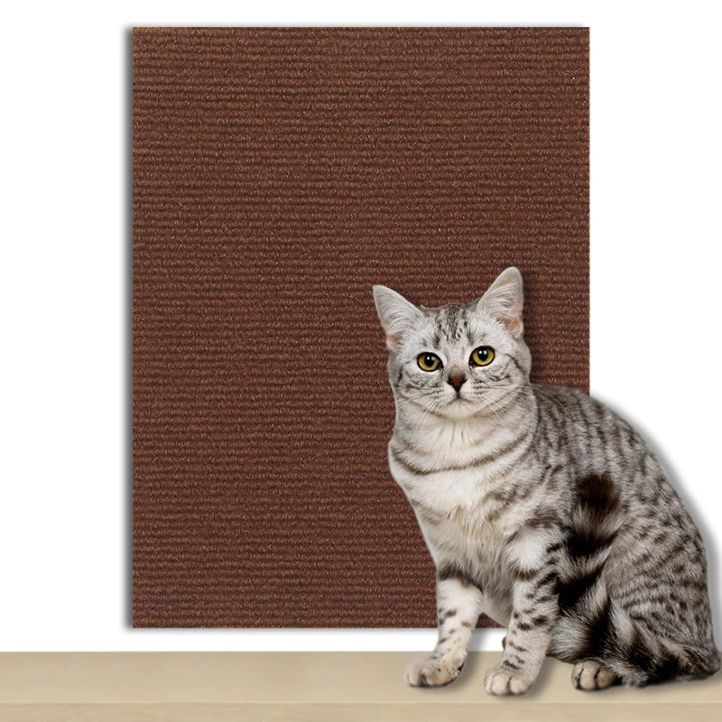 Tapis Anti-Dérapant pour Griffoir de Chat - Protection Meubles