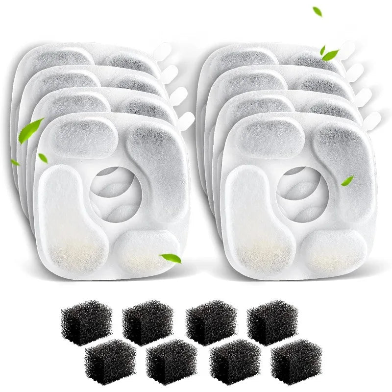 Replacement Filters and Sponges for 95 oz / 2.8 L Cat Fountain