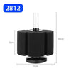 Black aquarium bio sponge filter with a clear tube and air pump skimmer visible.