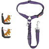 Two-in-One Pet Harness and Car Safety Belt with Reflective Leash