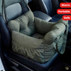 Dog Car Seat with Safety Belt – Non-Slip, Washable Travel Bed for Small Dogs