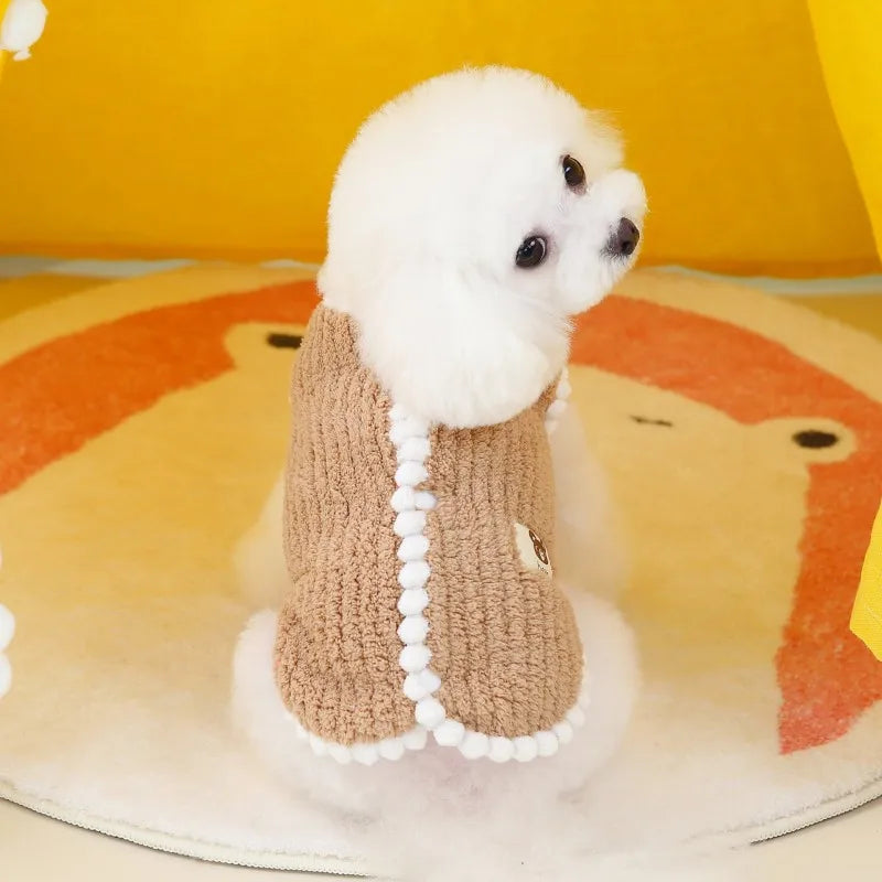 Chaqueta de Fleece Suave para Perros Pequeños