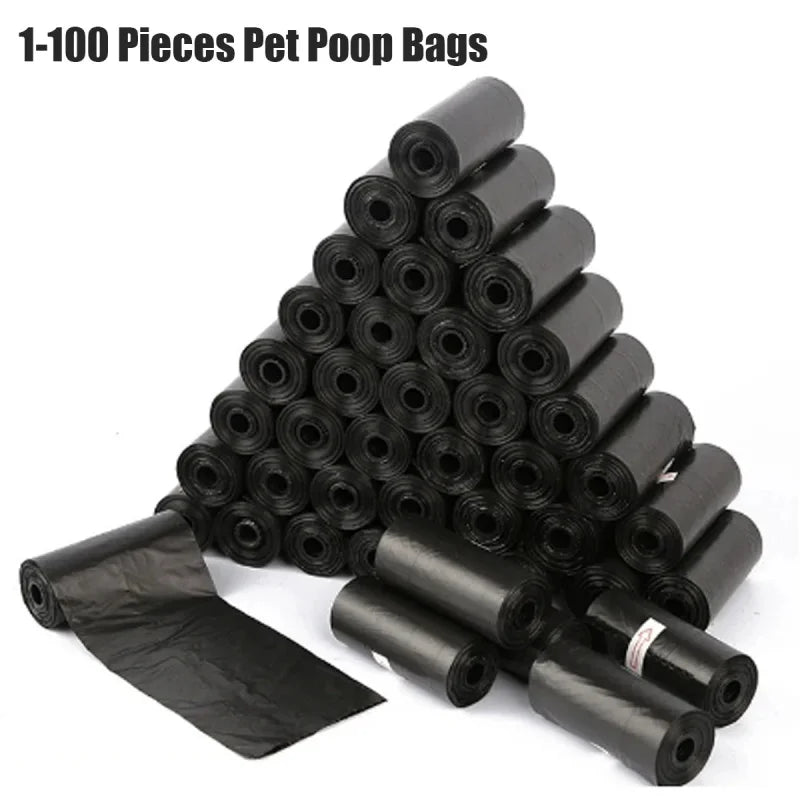 Biodegradable Dog Poop Bags – Thickened, Tear-Resistant, with Easy-Tear Dispenser