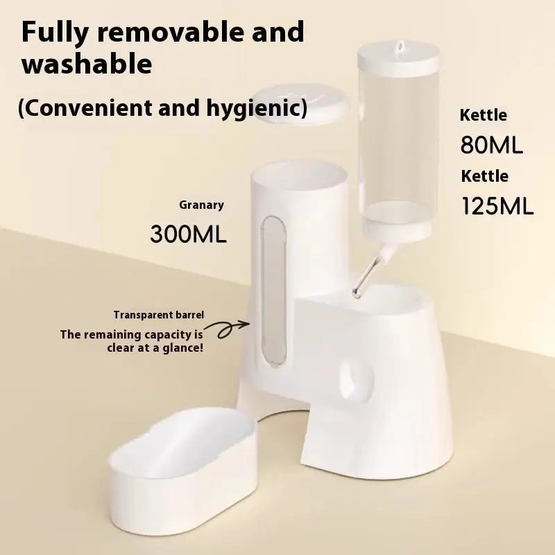 2-in-1 Automatic Hamster Feeder and Water Dispenser