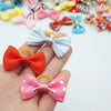 Pet Hair Bows with Elastic Bands (100-Pack)