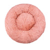 Cozy Plush Round Pet Bed for Dogs and Cats