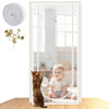 Pet Screen Door Curtain with Double Zipper – Scratch-Resistant Mesh for Interior Doors