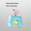 Smart Hanging Cat Toy with Feathers and Twin Ropes
