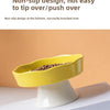 Ceramic Elevated Cat Bowl with Slow Feeder Design
