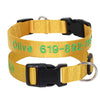 Personalisierte bestickte Nylon-Hundehalsband