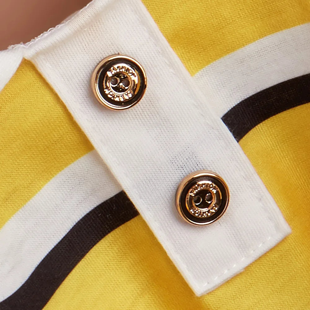 Classic Stripe Polo Shirt for Small Dogs