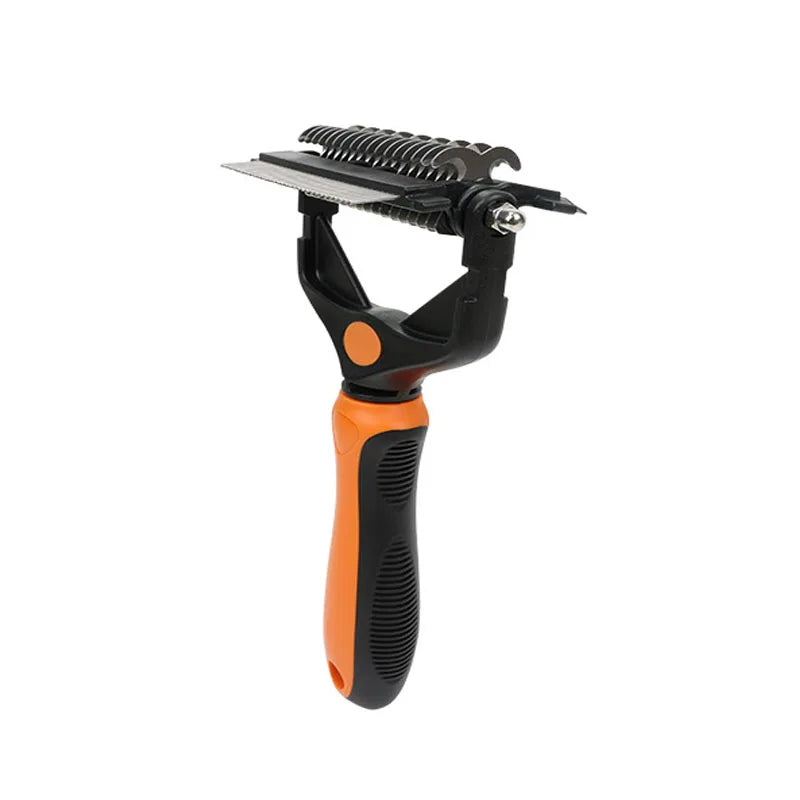 Brosse 3-en-1 Anti-Déshumation pour Chiens et Chats