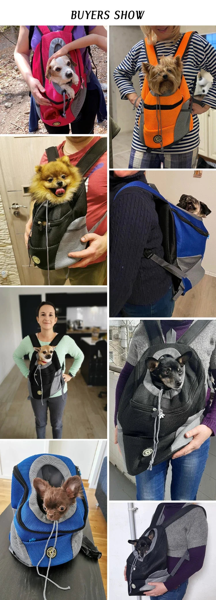 Pet Carrier Backpack for Small Dogs and Cats