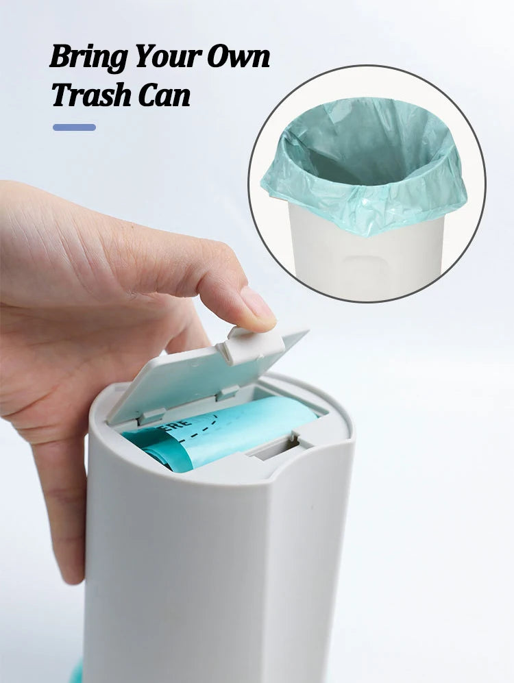 Cat Litter Scoop with Integrated Waste Bag Holder