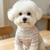 Striped Cotton Pet T-Shirt for Small Dogs and Puppies