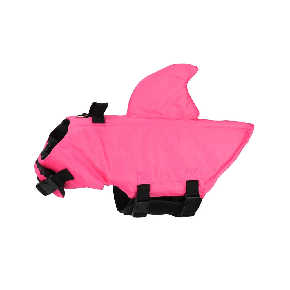 Pinkes Hundeleinen- oder Schwimmweste-Jackett für das Schwimmen