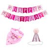 Pet Birthday Celebration Set with Hat Bandana and Bow Tie