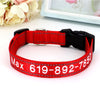 Personalisierte bestickte Nylon-Hundehalsband