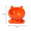 Ceramic Cat Bowl with High Feet for Pet Feeding