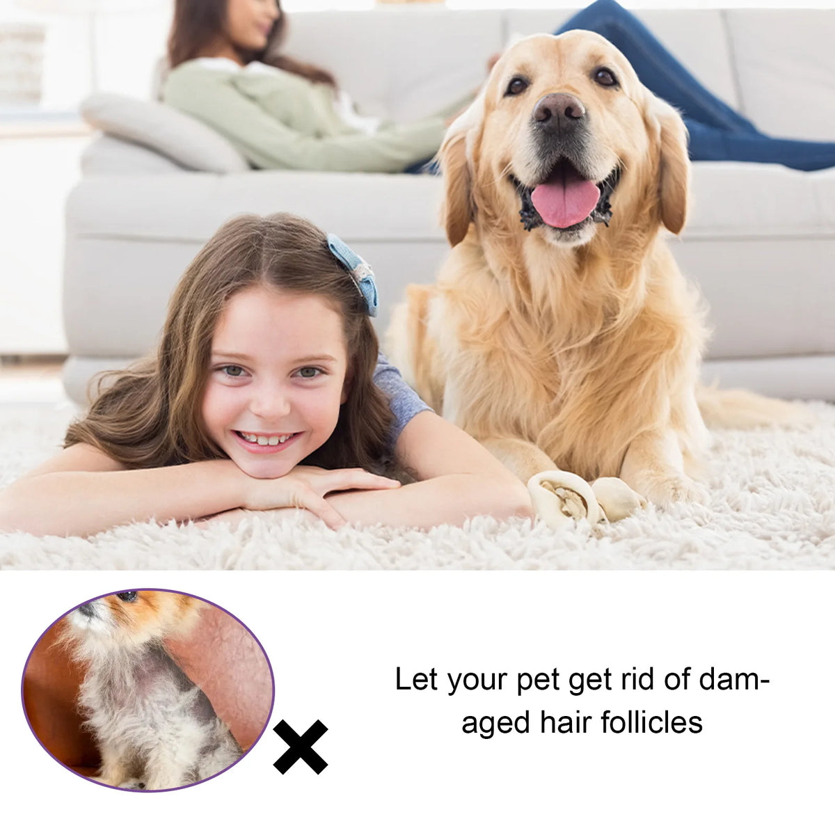 Soothing Pet Skin Care Spray for Itch Relief & Fur Regrowth