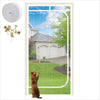 Pet Screen Door Curtain with Double Zipper – Scratch-Resistant Mesh for Interior Doors