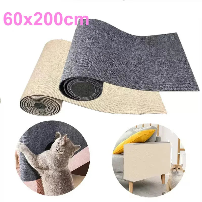 Tapis Anti-Dérapant pour Griffoir de Chat - Protection Meubles