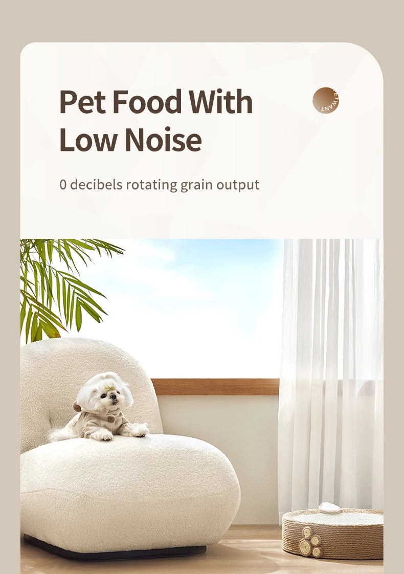 Dispensador automático de comida para mascotas con 6 compartimentos y packs de hielo