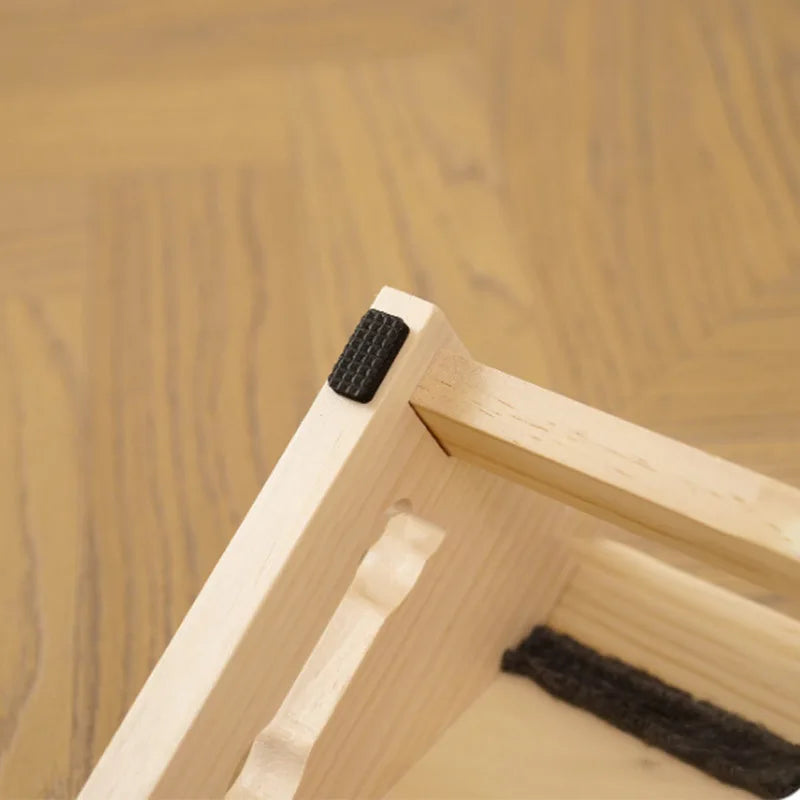 Solid Wood Pet Stairs with Non-Slip Steps for Small Dogs & Cats
