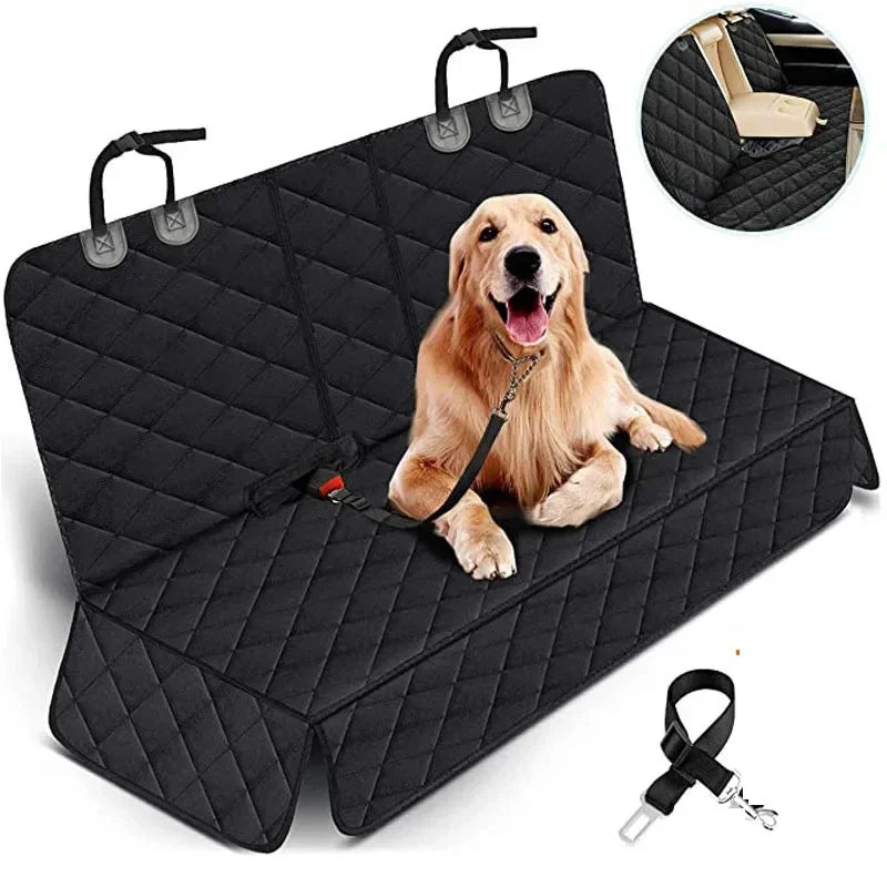 Waterproof Car Dog Seat Cover with Non-Slip Base