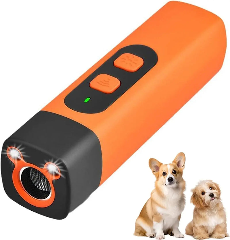Ultrasonic Anti Bark Device for Dogs with LED Flashlight