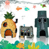 Aquarium-Deko aus Harz: Ananas-Haus & Oktopus-Heim