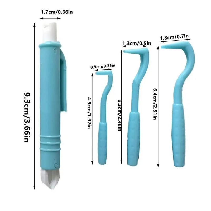 4-Piece Flea and Tick Removal Tool Kit for Pets