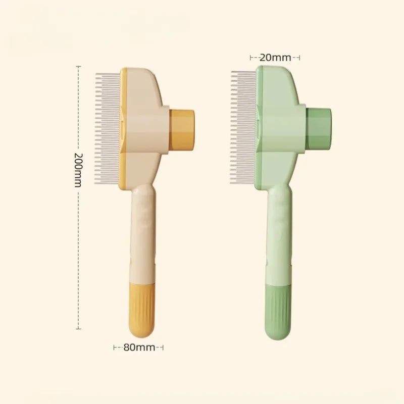 Peigne de toilettage en acier inoxydable pour animaux